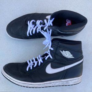 Nike Air Jordan 1 Retro High Sneaker Shoe Mens Size 13 Black 555088-011